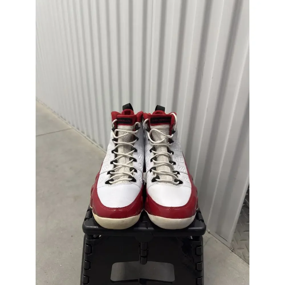 Nike Air Jordan 9 Gym Red White Black 2019 Size 9.5 Men's - 302370-160
